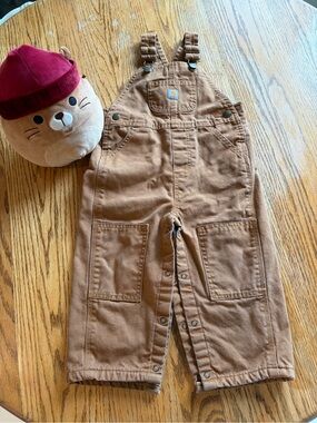 Carhartt Overalls and Beaver Squishmallows